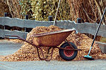 Foglie per pacciamatura giardino